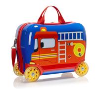 Heys Kids Aufsitztrolley Fire Truck 40,5 cm 4 Rollen - Blau
