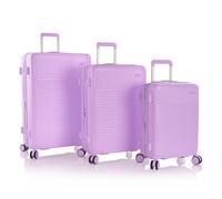 Heys Pastel 4 Rollen Kofferset 3-teilig mit Dehnfalte lila