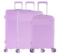Heys Pastel 4 Rollen Kofferset 3-teilig mit Dehnfalte lavender (TAS038749) lila