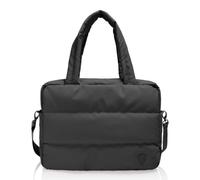 HEYS Reisetasche Schultertasche mit Laptopfach The Puffer Personal Bag Black schwarz