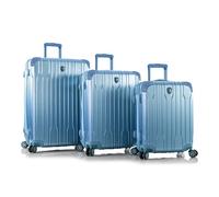 Heys Xtrak 4 Rollen Kofferset 3-teilig mit Dehnfalte blau