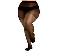 HeyUU Strumpfhosen damen grosse grössen 20Den Elastisch Curvy Strumpfhosen Schwarz 4XL