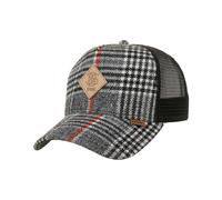 HFT Check Logo Patch Tweed Cap - schwarz / One Size