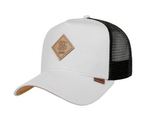 HFT Jersey Logo Patch Trucker Cap by Djinns schwarz-weiß One Size