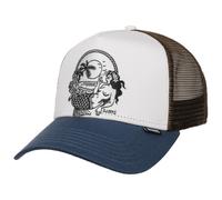 HFT Lazy Mermaid Trucker Cap by Djinns weiß-blau One Size