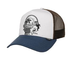 HFT Lazy Mermaid Trucker Cap by Djinns weiß-blau One Size