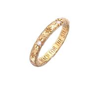 HG HAZE & GLORY Ring Damen aus 375 Gelbgold, Schmuck Frauen, Goldring, Stapelring, mit Saphir, Vintage, Reach for the Stars