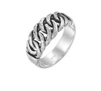 HG HAZE & GLORY Ring Herren aus 925 Sterling Silber, Schmuck Männer, Silberring oxidiert, Cool, Chain Game
