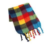 HGJH Schal Damen, Winterschals Rot Blau Weich Warmer Schal Dicke Decke Einfarbig Gitter Kaschmir Schal Lang Groß Winterschal Trendige Stola Schals Für Damen Mädchen