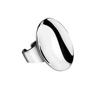 HGJH Silberringe Damen 925,Sterling Silber Ringe Frauen 925 Große Glänzende Runde Verstellbare Ringe Geometrisch Verstellbare Sterling Kleid Ringe Verlobungsring Mädchen Ewigkeitsringe