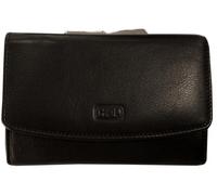 HGL - HGL Bügelbörse mit RFID echt Leder schwarz Schwarz