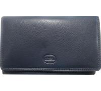 HGL - HGL Damenbörse echt Leder mit RV blau Blau