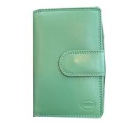 HGL - HGL Damenbörse mit Riegel und RV. RFID-Schutz echt Leder salbei Grün