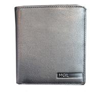 HGL - HGL Kombibörse klein RFID-Schutz echt Leder schwarz Schwarz