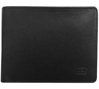 HGL Herren Geldbörse Querformat Echt-Leder schwarz mit RFID Ausleseschutz 17140
