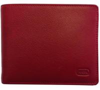 HGL - HGL Scheintasche mit Klappe echt Leder rot Rot