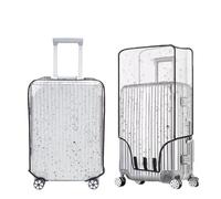 HGMZUOAI Transparente PVC-Gepäckschutzhüllen, transparente Kofferabdeckungen für Gepäck, wasserdicht, staubdicht, kratzfest, transparente Gepäckabdeckung, Reisekoffer-Schutzhülle für 45,7-76,2 cm