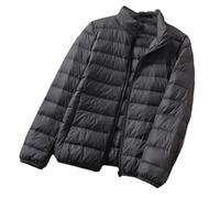 Hgvcfcv 12 Farben Frühling Winter Damen Mantel Koreanisch Casual Leichte Puffer Jacke Weiblich Kurze Parkerjacke Daunenjacke Damen, Schwarz , 50