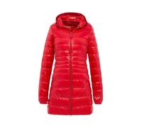 Hgvcfcv Damen Daunenjacken Slim Fit Damen Winter Warm Outdoorjacke, rot, M