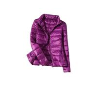 Hgvcfcv Daunenjacke für Damen, Übergröße, leichte Daunenjacke, Übermantel, Windbreaker, Mäntel, Damenjacken, Winter, Lila Ständer, 52