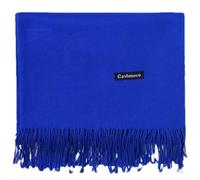 Hgvcfcv Kaschmir-Schal, einfarbig, für Herbst und Winter, warm, weich, Hijab, dick, Damen, Pashmina-Wolle, 11 - Königsblau, One Size#>8Y