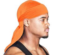 HGWOPGASD 1 Stück Silky Durag Cap, Long Tail Durag für Männer und Frauen -Perfekt für 360 Wellen Dreadlocks,Silky Satin Durag A28
