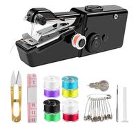 HhBdy Handnähmaschine, Mini Nähmaschine Tragbar Sewing Machine mit Nähmaschinenzubehör, Hand Sewing Machine DIY, Stickmaschine Kinder für Kinderkleidung Reparieren DIY-Basteln