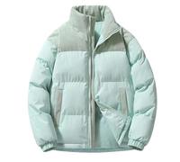 HHOZsafety Warme, wattierte Herren-Winterjacken aus Cord und Baumwolle, Daunenparka mit SteWarme, wattierte Herren-Winterjacken aus Cord und Baumwolle, Daunenparka mit Stehkragen, Thermojacke