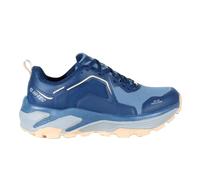 HI-TEC CORZO Low/TORCA Low Women, Wanderstiefel für Damen, Trekkingschuhe, wasserdichte und atmungsaktive Dri-Tec-Membran, Blue Flintstone Bellini Badge, 40 EU