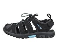 Hi-Tec Cove Sandal, Damen Sandalen Trekking- & Wanderschuhe, Schwarz (Black/charcoal/forget Me Not), 37 EU