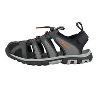 Hi-Tec Herren Cove Breeze Geschlossene Sandalen, Grau (Charcoal/Cool Grey/Black/Red Orange 51), 45 EU (11 UK)