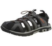 Hi-Tec Herren Cove Breeze Geschlossene Sandalen, Grau (Charcoal/Cool Grey/Black/Red Orange 51), 46 EU (12 UK)