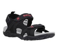 HI-TEC Herren Crater Krater-Sandalen, Schwarz, 45 EU
