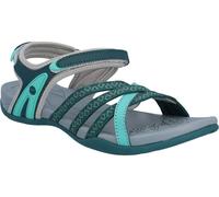 Hi-Tec Jungen Kinder Sandale Savanna Ii Jrg Dk Moss/Aquatic Wave-30