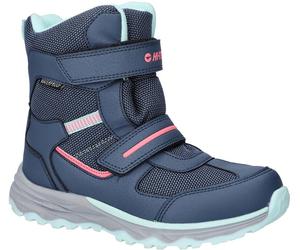 Hi-Tec Jungen Kinder Schuh Penguin Ez Wp Jrg Blue/Lt Blue/Watermelon Red-34