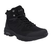 Wanderschuh HI-TEC "JACKDAW MID WP", Gr. 45, schwarz (schwarz, carbon grau), Textil, Synthetik, sportlich, Schuhe, wasserdicht (79489841-45) schwarz, carbon grau