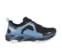 HI-TEC Muflon Low, Trekkingschuhe für Herren, wasserdicht, Wanderschuhe für Herren, Mehrfarbig (Black Blue Mirage Tender Shoot), 44 EU