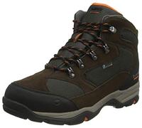 Hi-Tec Herren Storm Wp Wide Walking-Schuh, Dk Chocolate/Dk Taupe/Burnt Orange, 39 EU Weit