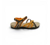Sandale HI-TEC "Savanna II", Damen, Gr. 41, grau (grau, orange), Obermaterial: 100% Synthetik synthetic., Schuhe Sandale (25348902-41) grau, orange