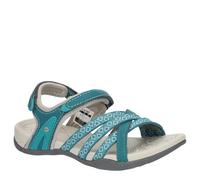 Sandale HI-TEC "Hi-Tec Sandalen Savanna II JRG", Kinder, Gr. 33, Normalschaft, petrolblau, navigate, mint, Synthetisches Obermaterial, Schuhe (32547132-33) petrolblau, navigate, mint