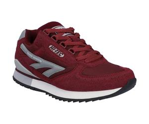 Hi-Tec Silver Shadow PU Wildleder/Polyester Herren Schnürschuhe in Kirsche EU 47.5 / UK 12