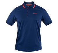 Hi-Tec - Site Poloshirt - Blue Print/High Risk Red M