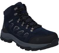 Wanderschuh HI-TEC "Hi-Tec Stiefel Bandera Expedition Wp", Herren, Gr. 44, Normalschaft, mitternachtsblau, lavagrau, steinbruch, Obermaterial: 60% Rindswildleder/30% Kunstfell/10% Synthetik Futter: 10
