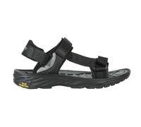 HI-TEC ULA RAFT Trekking-Sandalen für Herren, Sommerschuhe für alle Gelände, Sandalen für Herren, Sommer, bequem, Schwarz Silber, 43 EU