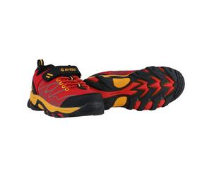 Hi-Tec Wander-Freizeitschuhe Blackout Low rot Kinder, Größe Euro (US) 33 (2)