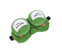 HIAKDOFT Gel Kühle Schlafmaske Cartoon Frosch Atmungsaktive Augenbinde Mit Lichtschutz Weiche Schlafmaske Für Nickerchen Und Entspannung Bei Büro Und Reisen