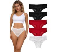 Hialegion Damen Slip Ice Silk Hipster-unterwäsche Nahtlos Unterhosen Ultradünn für Frauen Schlüpfer Eiscreme-Textur Mehrpack M