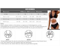 Hicodbek Bikini Damen Set Sexy Badeanzug Bademode Hohe Taille Farbblock Zweiteiliger Kordelzug Badeanzüge Bikinis für Frauen (DE/NL/SE/PL, Alphanumerisch, M, Regular, Regular, Marineblau)