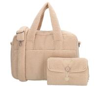 Hide & Stitches - Echtleder Laptoptasche Damen 15,6 Zoll - Elegante Arbeitstasche und Uni-Tasche mit gepolstertem Laptopfach, Reißverschlussfächern, Vintage Business-Design - Creme