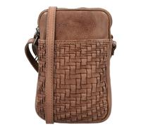 Hide & Stitches Inspired by illusion Phonebag brown